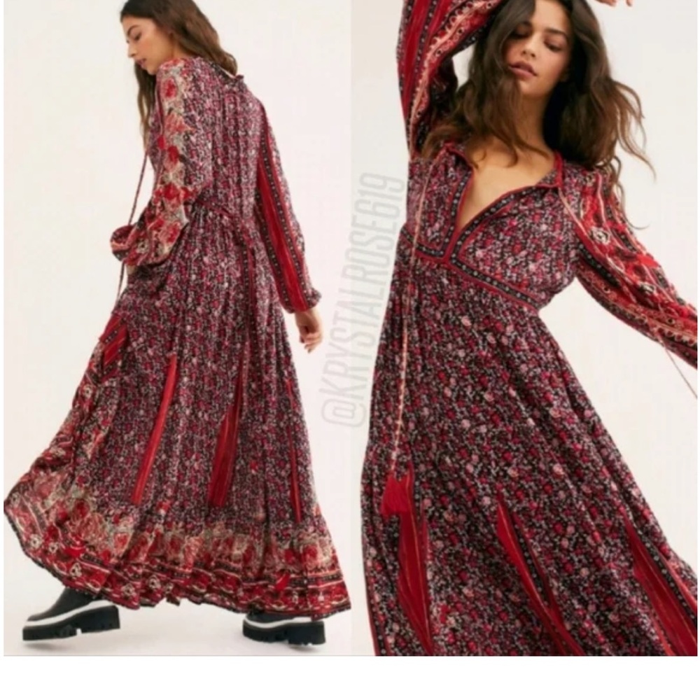 Free People NWOT Bohemian Maxi Dress - medium - Picture 2 of 8